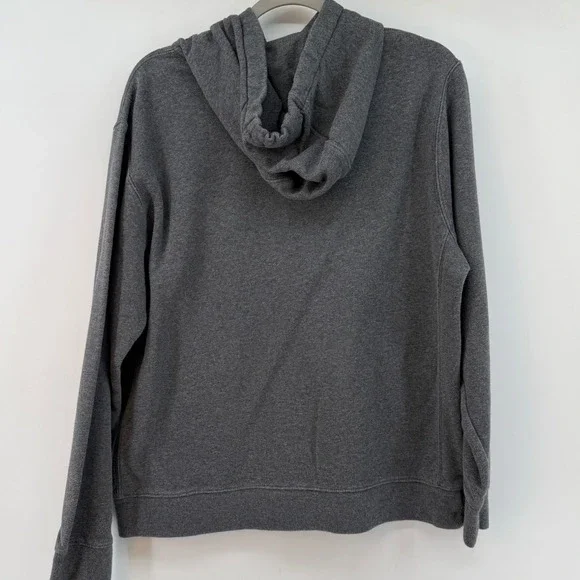 Nike Sportswear Club Fleece Pullover Hoodie Dark Gray Heather Men's Medium - Picture 3 of 7